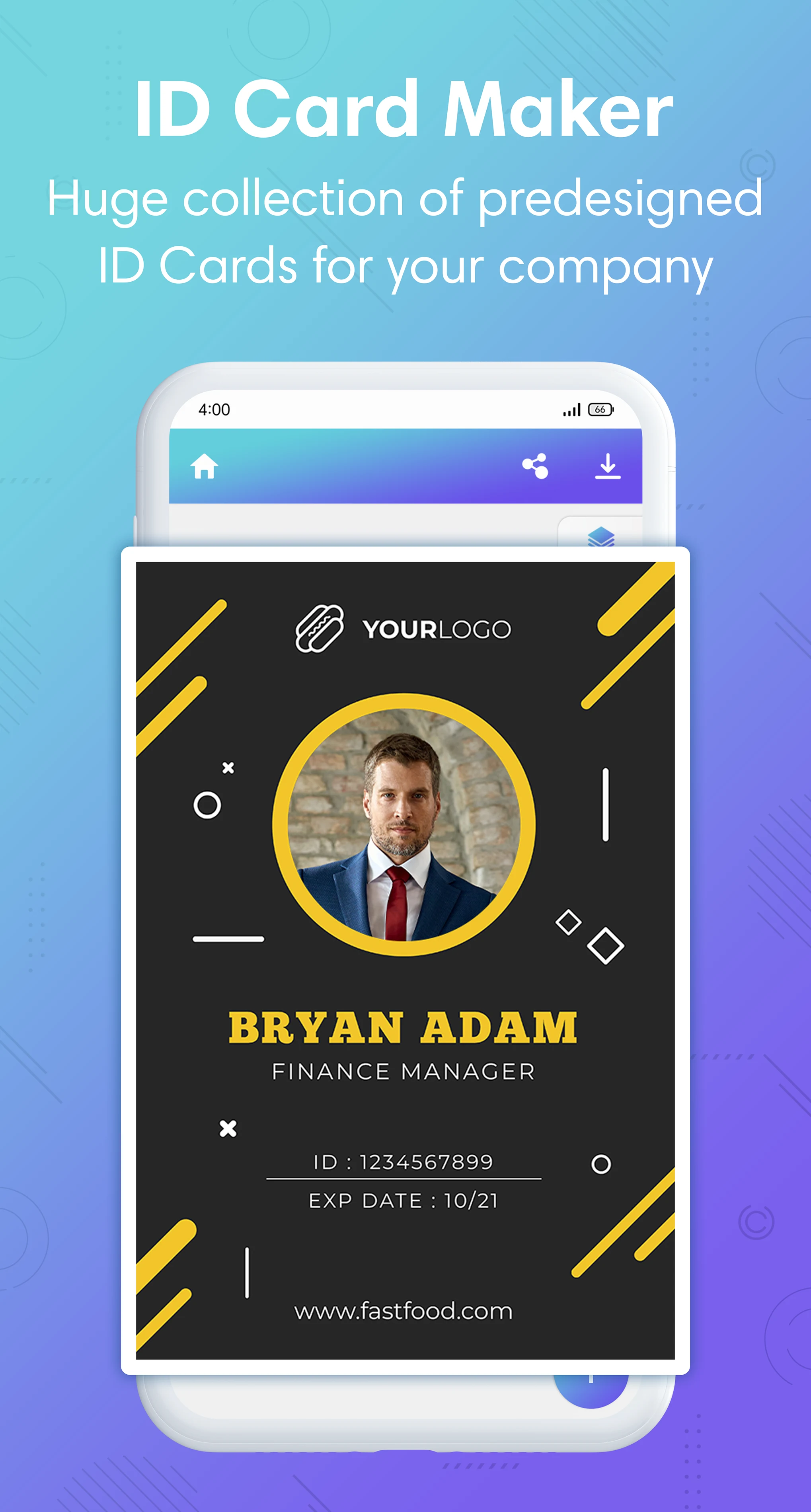 ID Card Maker - Employee ID screenshot