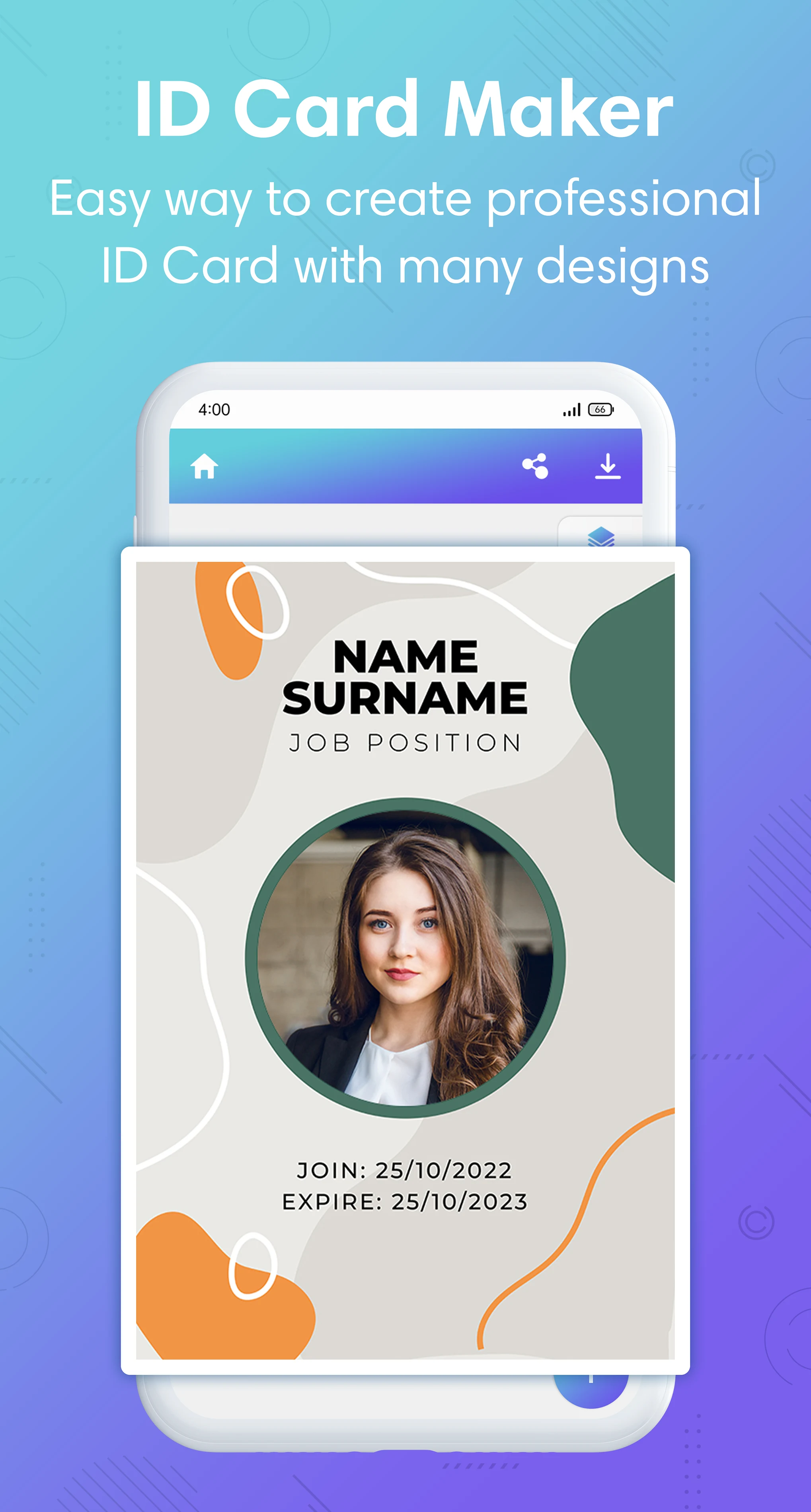 ID Card Maker - Employee ID screenshot